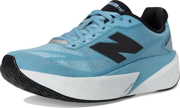 New Balance FuelCell Rebel v5 Men's Running Shoes Still Water/Raincloud/White : 8 EE - Wide, Textile - Image 5
