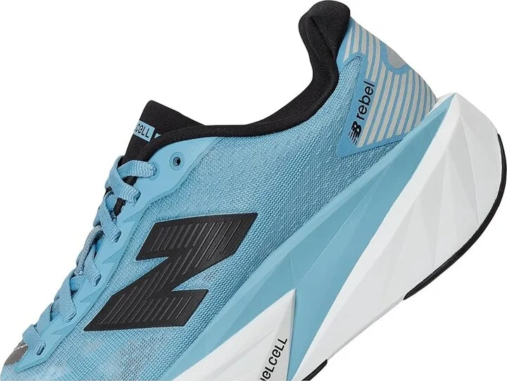 New Balance FuelCell Rebel v5 Men's Running Shoes Still Water/Raincloud/White : 8 EE - Wide, Textile - Image 7