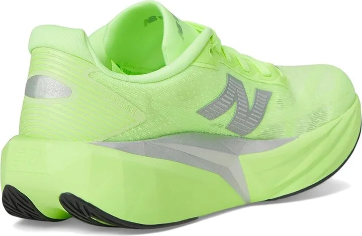 New Balance FuelCell Rebel v5 Women's Running Shoes Lab Green/Silver Metallic/White : 10 D - Wide, Textile - Image 4