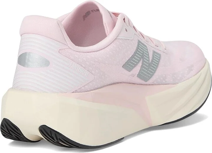 New Balance FuelCell Rebel v5 Women's Running Shoes Pink Granite/Silver Metallic/Linen : 5 B - Medium, Textile - Image 4