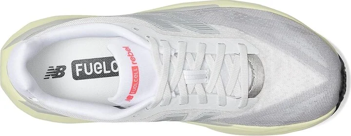New Balance FuelCell Rebel v5 Women's Running Shoes Raincloud/White/Mineral : 11 D - Wide, Textile - Image 2