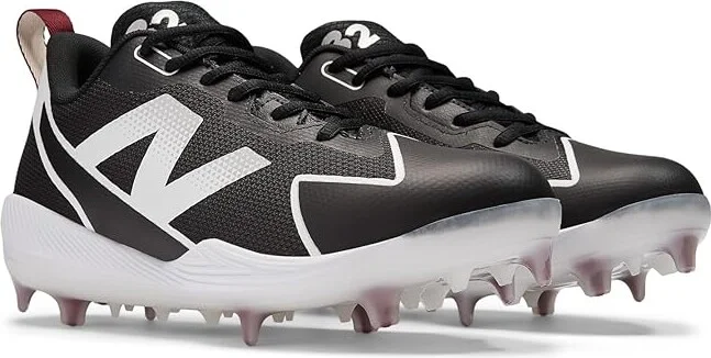 New Balance FuelCell Romero Duo Composite Composite Softball Cleats Women's Shoes Black/White : 6.5 B - Medium, Synthetic/Textile