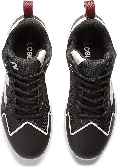 New Balance FuelCell Romero Duo Softball Cleats Women's Shoes Black/White : 5 B - Medium, Synthetic - Image 2
