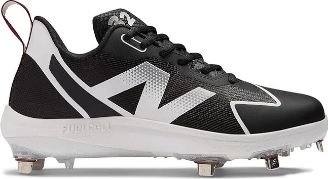 New Balance FuelCell Romero Duo Softball Cleats Women's Shoes Black/White : 5 B - Medium, Synthetic - Image 6