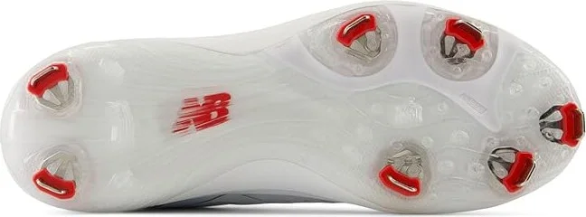 New Balance FuelCell Romero Duo Softball Cleats Women's Shoes White/Silver Metallic : 5 B - Medium, Synthetic - Image 3