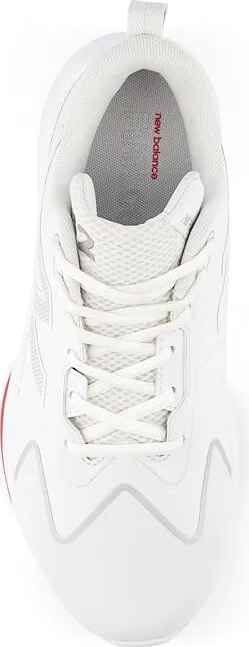 New Balance FuelCell Romero Duo Trainer Softball Cleats Women's Shoes White/Silver Metallic : 5 B - Medium, Synthetic - Image 2