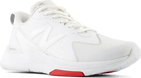 New Balance FuelCell Romero Duo Trainer Softball Cleats Women's Shoes White/Silver Metallic : 5 B - Medium, Synthetic