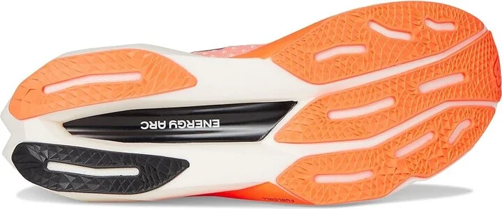 New Balance FuelCell SuperComp Elite v4 Men's Shoes White/Angora/Hot Mango : 10.5 EE - Wide, Rubber - Image 3