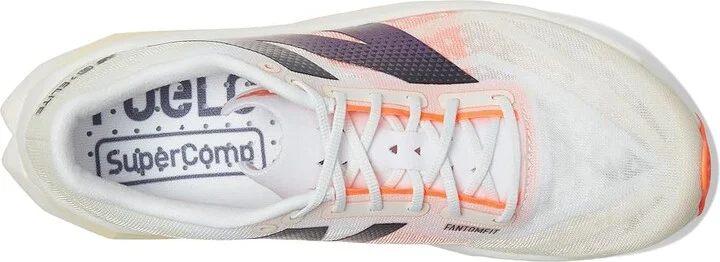 New Balance FuelCell SuperComp Elite v4 Women's Shoes White/Angora/Hot Mango : 9.5 B - Medium - Image 2