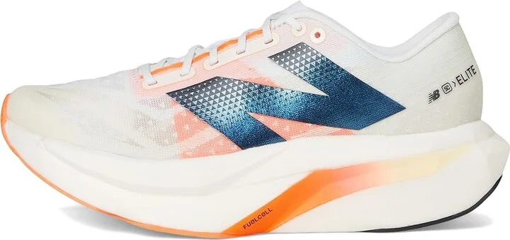 New Balance FuelCell SuperComp Elite v4 Women's Shoes White/Angora/Hot Mango : 9.5 B - Medium - Image 6