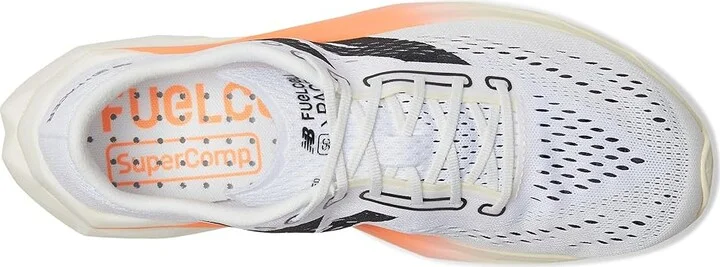New Balance FuelCell SuperComp Pacer v2 Men's Shoes Hot Mango/Angora/White : 13 D - Medium, Synthetic - Image 2