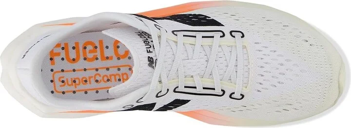 New Balance FuelCell SuperComp Pacer v2 Women's Shoes Hot Mango/Angora/White : 7.5 B - Medium - Image 2