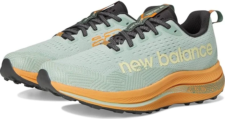 New Balance FuelCell SuperComp Trail v1 Women's Running Shoes Clay Ash/Dried Apricot/Dark Juniper : 6 B - Medium