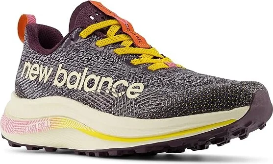 New Balance FuelCell SuperComp Trail Women's Shoes Plum Brown/Calcium : 8.5 B - Medium, Synthetic