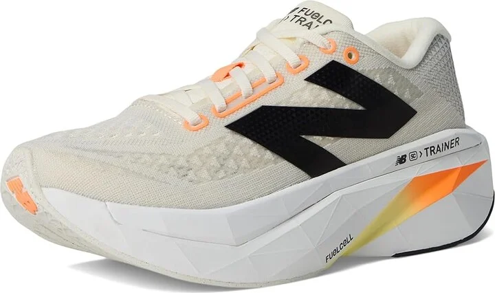 New Balance FuelCell SuperComp Trainer v3 Men's Shoes Angora/Hot Mango/Black : 7 D - Medium, Synthetic - Image 5