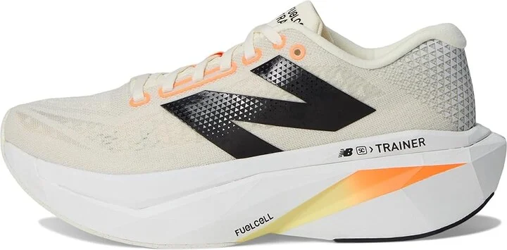 New Balance FuelCell SuperComp Trainer v3 Men's Shoes Angora/Hot Mango/Black : 7 D - Medium, Synthetic - Image 6