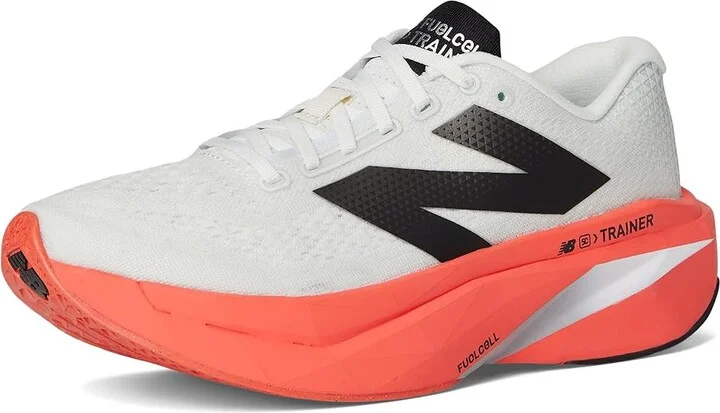 New Balance FuelCell SuperComp Trainer v3 Men's Shoes Urgent Red/Sea Salt/Black : 12.5 EE - Wide, Synthetic - Image 5