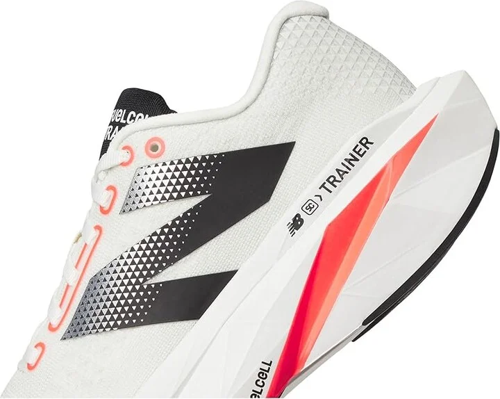 New Balance FuelCell SuperComp Trainer v3 Women's Running Shoes Sea Salt/Urgent Red/Black : 5 B - Medium, Textile - Image 7