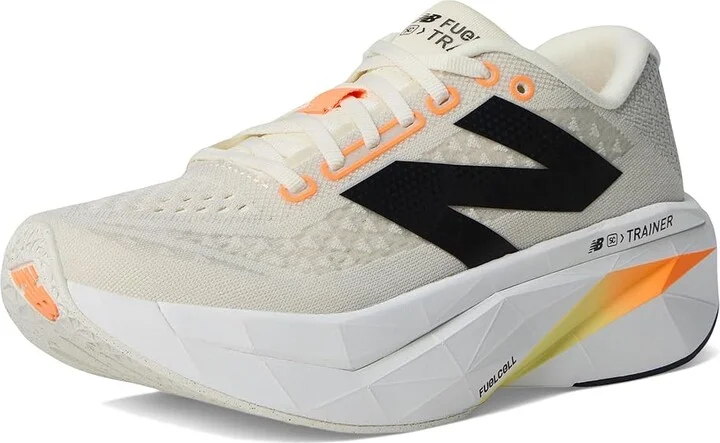 New Balance FuelCell SuperComp Trainer v3 Women's Shoes Angora/Hot Mango/Black : 11 D - Wide - Image 5
