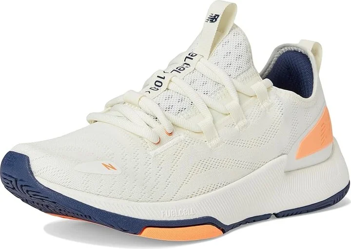 New Balance FuelCell Trainer V2 Men's Shoes Angora/Hot Mango/Nb Navy : 7 D - Medium, Textile - Image 5