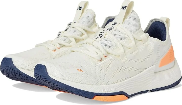 New Balance FuelCell Trainer V2 Men's Shoes Angora/Hot Mango/Nb Navy : 7 D - Medium, Textile