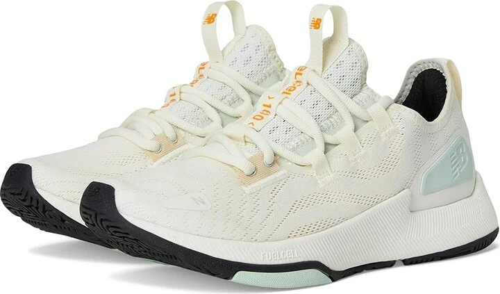 New Balance FuelCell Trainer V2 Women's Shoes Angora/Calcium/Clay Ash : 6 D - Wide, Textile