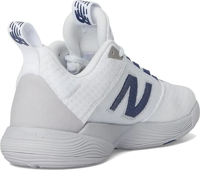 New Balance FuelCell VB-01 V1 Volleyball Shoes Women's Shoes White/Pearl Grey : 5 B - Medium - Image 4