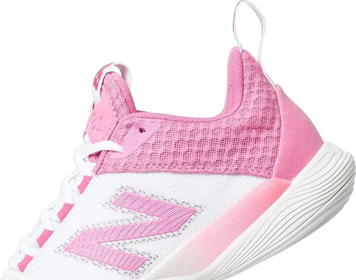 New Balance FuelCell VB-01 Volleyball Shoes Women's Volleyball Shoes White/Signal Pink : 6 D - Wide, Textile - Image 7