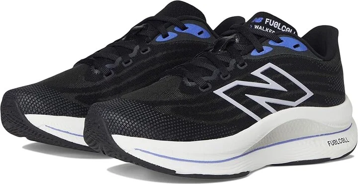 New Balance FuelCell Walker Elite Women's Shoes Black/Electric Indigo : 5 B - Medium, Synthetic