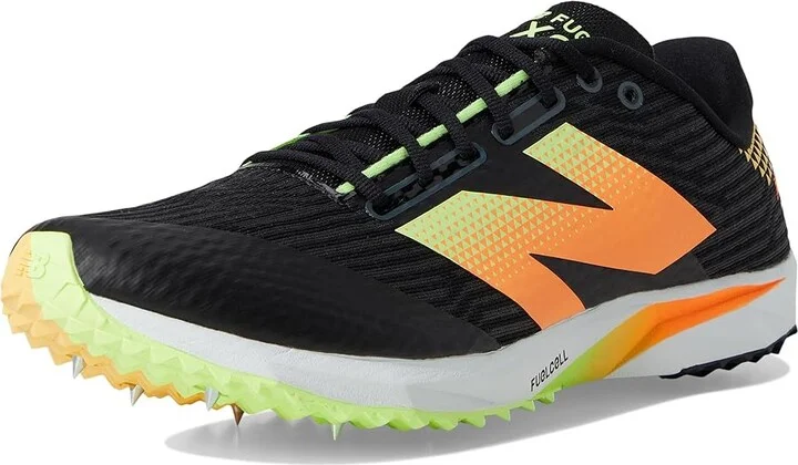 New Balance FuelCell XC7 v5 Running Shoes Black/Bleached Lime Glo 2 : US Men's 11.5 - Women's 13 D - Medium - Image 5