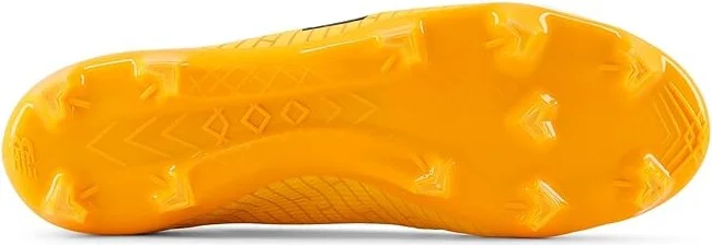 New Balance FURON DESTROY FG V7+ Soccer Cleats Shoes Sun Glow/Silver Metallic : US Men's 5.5 - Women's 7 Medium, Synthetic - Image 3
