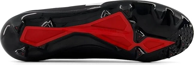 New Balance FURON DISPATCH FG V7+ Soccer Cleats Shoes Black/White : US Men's 6.5 - Women's 8 Medium, Leather/Textile - Image 3