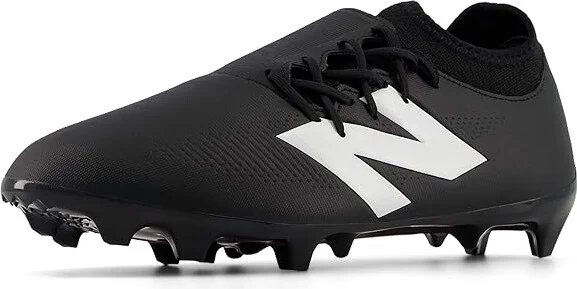 New Balance FURON DISPATCH FG V7+ Soccer Cleats Shoes Black/White : US Men's 6.5 - Women's 8 Medium, Leather/Textile - Image 4