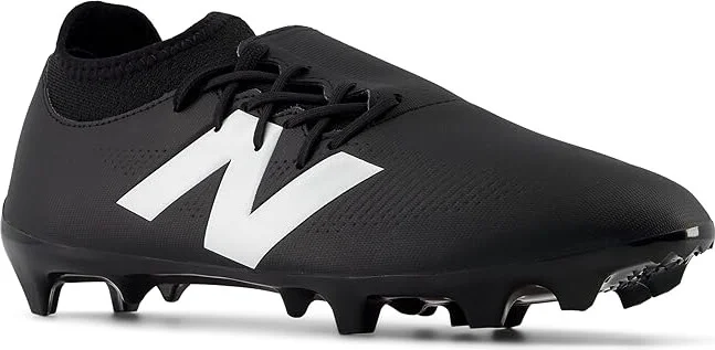 New Balance FURON DISPATCH FG V7+ Soccer Cleats Shoes Black/White : US Men's 6.5 - Women's 8 Medium, Leather/Textile