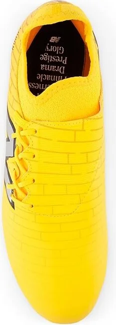 New Balance FURON DISPATCH FG V7+ Soccer Cleats Shoes Sun Glow/Metallic Silver : US Men's 4 - Women's 5.5 Medium, Leather/Textile - Image 2