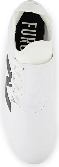 New Balance FURON DISPATCH FG V7+ Soccer Cleats Shoes White/Black : US Men's 9 - Women's 10.5 Medium, Leather/Textile - Image 2
