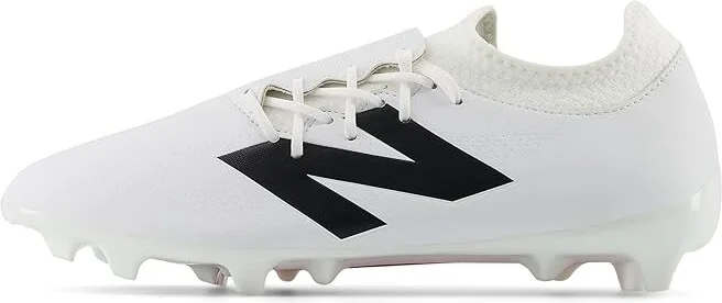 New Balance FURON DISPATCH FG V7+ Soccer Cleats Shoes White/Black : US Men's 9 - Women's 10.5 Medium, Leather/Textile - Image 4