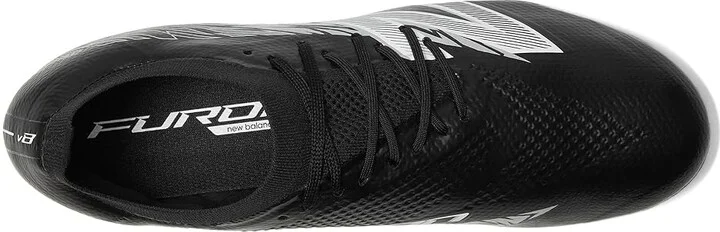 New Balance Furon Pro FG V8 Soccer Cleats Soccer Shoes Black/Metallic Silver/White : US Men's 7.5 - Women's 9 Medium, Rubber - Image 2