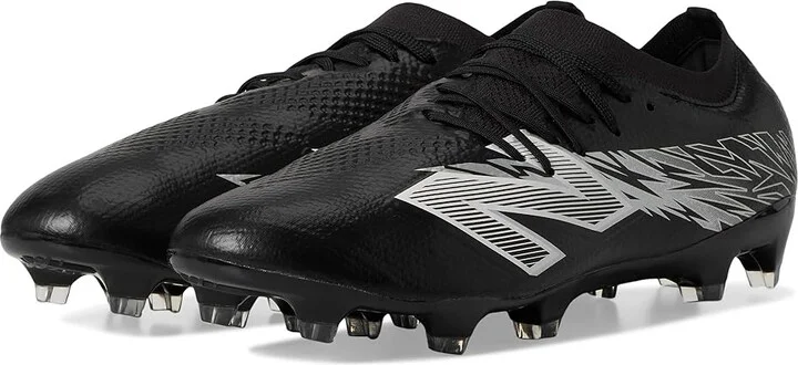 New Balance Furon Pro FG V8 Soccer Cleats Soccer Shoes Black/Metallic Silver/White : US Men's 7.5 - Women's 9 Medium, Rubber