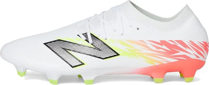 New Balance Furon Pro FG V8 Soccer Cleats Soccer Shoes White/Energy Red/Hi-Lite : US Men's 8 - Women's 9.5 Medium, Textile - Image 6