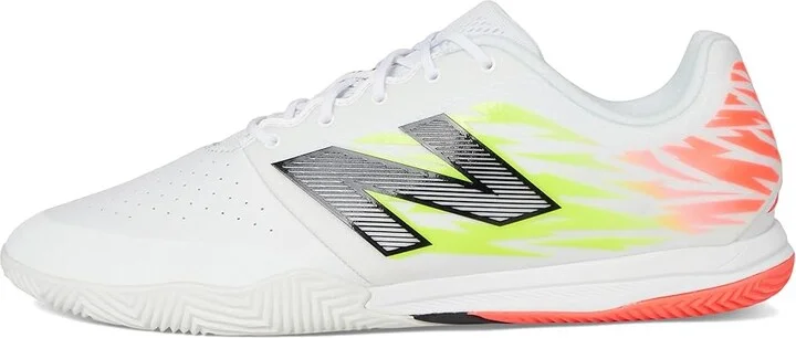 New Balance Furon Pro IN V8 Soccer Cleats Soccer Shoes White/Energy Red/Hi-Lite : US Men's 6.5 - Women's 8 Medium, Synthetic - Image 6