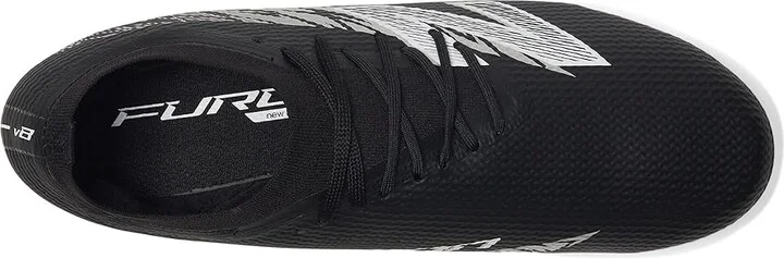 New Balance Furon Team FG V8 Soccer Cleats Soccer Shoes Black/Metallic Silver/White : US Men's 6.5 - Women's 8 Medium, Textile - Image 2