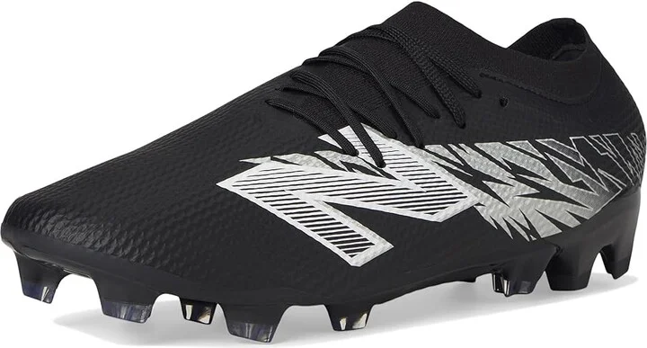 New Balance Furon Team FG V8 Soccer Cleats Soccer Shoes Black/Metallic Silver/White : US Men's 6.5 - Women's 8 Medium, Textile - Image 5