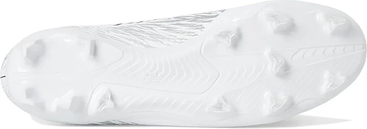 New Balance Furon Team FG V8 Soccer Cleats Soccer Shoes White/Metallic Silver/Black : US Men's 6.5 - Women's 8 Medium, Textile - Image 3