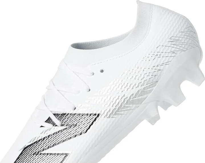 New Balance Furon Team FG V8 Soccer Cleats Soccer Shoes White/Metallic Silver/Black : US Men's 6.5 - Women's 8 Medium, Textile - Image 7