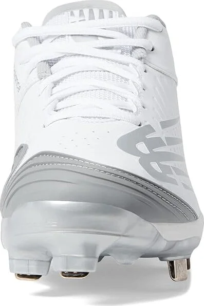 New Balance FUSEv3 Pitch Softball Cleats Women's Shoes White/White : 5.5 D - Wide - Image 3
