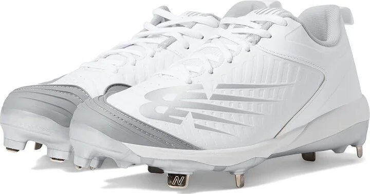 New Balance FUSEv3 Pitch Softball Cleats Women's Shoes White/White : 5.5 D - Wide
