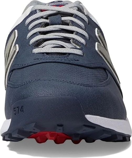 New Balance Golf 574 Greens v2 Men's Shoes Navy : 8 D - Medium, Leather/Rubber - Image 3