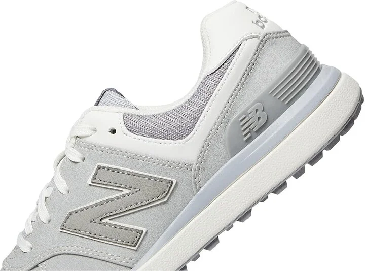 New Balance Golf 574 Greens v2 Women's Shoes Light Grey : 6 B - Medium, Leather/Synthetic - Image 4