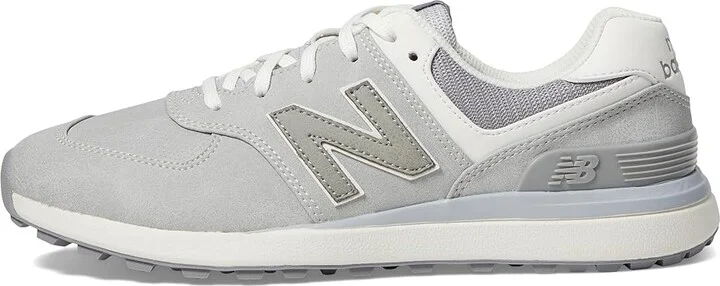 New Balance Golf 574 Greens v2 Women's Shoes Light Grey : 6 B - Medium, Leather/Synthetic - Image 6